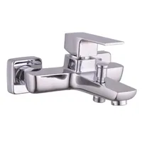 TY-HPS003 Nouvelle conception moderne Robinet mitigeur monocommande mural pour baignoire et douche en laiton chromé