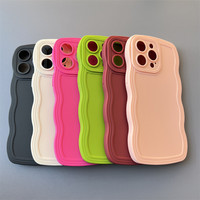 Nouveau Designer TPU Téléphone étui pour iphone 16 Pro Max 15 14 Plus 13 17 Air 16e XR 7p 6 Plus Bonbons Couleurs Cas Caméra Protection