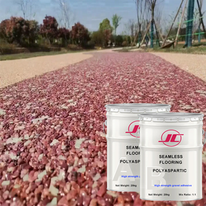Résine polyaspartique de haute qualité 1:1 sol en pierre de galets de surface de collage de gravier pour les parcs de pavage d'allée sol en pierre naturelle - Product Image 1