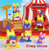 Fabricants en gros de nouveaux modèles pour le plaisir Crazy Circus Headstand Walking Clowns Forward Head Swinging Gift Wind-Up Toys