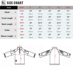 KRYDEX Security Camo Black Mens G4 Tactical Polo T Shirt à manches longues T-Shirt Ranger Green Cotton G4 Combat Shirt - Product Image 6