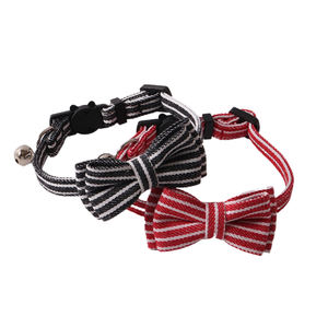 Suministros para mascotas, Collar de tela vaquera desmontable, Collar vaquero de alta calidad, Collar con lazo y anillo - Product Image 4