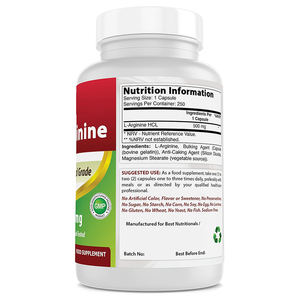 Capsules de L-arginine et de racine de betterave végétaliennes pour des performances améliorées, capsules de Maca - Product Image 3
