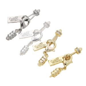 18K Gold Plated Copper <b>Hook</b> Clasp Rectangle Micro Set Cubic Zirconia For Necklace Making DIY Jewelry Accessories - Product Image 5