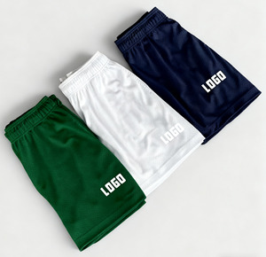 <span class=keywords><strong>Shorts</strong></span> in rete con stampa a sbuffo 2025 stile OEM pantaloncini con Logo personalizzato Jogger Unisex pantaloncini da basket donna pantaloncini in rete da uomo - Product Image 2