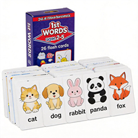 Jeu de cartes en carton personnalisé à coins arrondis avec des thèmes de routine quotidienne, jeu de cartes mémoire amusant pour enfants, cartes flash éducatives