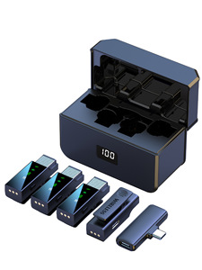 Mô Hình Tư Nhân Không Dây Condenser Lavalier Microphone (Nhựa) Tiếng Ồn Hủy Bỏ Thiết Kế Di Động Cho Video Trực Tiếp Vlog Cổ Áo Mic - Product Image 6