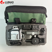 Niveau laser vert 4D professionnel 16 lignes avec mode inclinaison multi-angle pour l'inspection architecturale et la conception