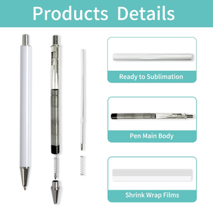 Nuevo Bolígrafo Personalizable para Sublimación Térmica, Bolígrafo Fluorescente Creativo con Cuerpo de Aluminio Metálico - Product Image 2
