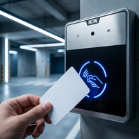 WCMI AC8630 Lector NFC Inductivo Automático, Módulo Escáner de Código QR, Control de Acceso con Tarjeta IC de 13.56MHz para Estacionamientos, Garajes y Clubes