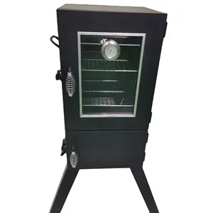 Aangepaste Grote Houtskool Jumbuck Bbq Barbecue Grills Verticale Roker Binnen Of Buiten Roestvrij Staal Wape Rook Elektrisch Apparaat