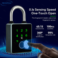 Candado Inteligente con Batería CR2 3V, Huella Dactilar, Contraseña, Tarjeta, Llave, App Tuya, Impermeable, para Exteriores, Puertas, Gimnasios, Casilleros, Seguridad