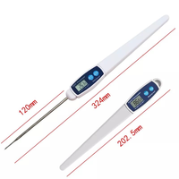 Termometer Daging Digital Tahan Air Super Cepat Max/min untuk Memasak di Dapur, Susu, dan Minyak