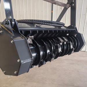 RoadLovin Forest Clearing Hydraulic Mulcher Attachement pour Bob /Skid Steer Loader 1-9 Ton 185kg - Product Image 2