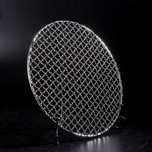 Malla de Alambre para Parrilla de Barbacoa Reutilizable, Trenzada, de Acero Inoxidable Cromado, Resistente a Altas Temperaturas - Product Image 2