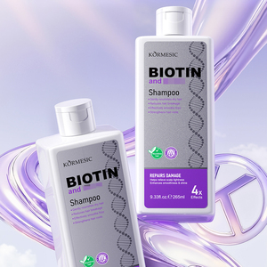 KORMESIC Marca Privada 265ml Champú Vegano con Biotina y Colágeno para el Cabello, Nutritivo, Reparador, Anticaspa, Productos para el Crecimiento del Cabello Dañado - Product Image 1