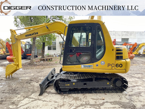 2022 Komatsu PC60 Mini 6ton hydraulique sur chenilles DPF pelle 90% nouveau bon état 90% nouveau moteur roulement boîte de vitesses pompe à vendre - Product Image 3