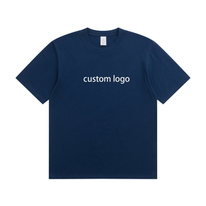 เสื้อยืดทรงหลวมเนื้อหนัก 220gsm ขายส่ง เสื้อเปล่า 100% ผ้าฝ้าย เสื้อยืดโอเวอร์ไซส์ผู้ชาย สกรีนโลโก้ได้ เสื้อยืดเรียบสำหรับพิมพ์ลาย - Product Image 1
