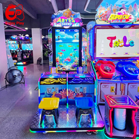 Mesin Arcade Pancingan Ikan Dua Pemain Berbahan Logam dengan Lampu RGB, Pemandangan Laut, dan Sistem Koin untuk Pabrik Arcade