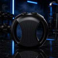 Anneau de massage vibrant sans fil à chaleur pour la relaxation musculaire de tout le corps, mini accessoire de fitness portable rechargeable