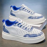 Chaussures de sport respirantes personnalisées pour hommes, style décontracté, pour le printemps, l'été et l'automne, idéales pour la marche et les activités de plein air.