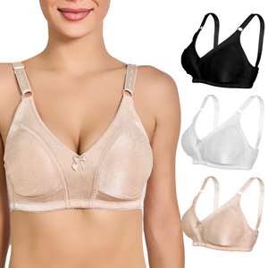 All'ingrosso Sexy promozionale di grandi dimensioni per le donne <span class=keywords><strong>reggiseno</strong></span> grande tazza di Comfort senza fili ampio cinturino <span class=keywords><strong>Non</strong></span> <span class=keywords><strong>imbottito</strong></span> <span class=keywords><strong>reggiseno</strong></span> Full Cup Plus Size <span class=keywords><strong>reggiseno</strong></span> - Product Image 1