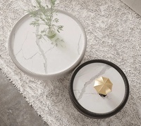 Table basse moderne en bois, style simple et luxueux, pour salon et appartement, vente en gros populaire
