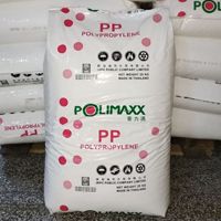 Granulés de matière première plastique PP Polypropylène Blanc Td40, Déchets de PP, Résine Copolymère Vierge, Pellets PP Qualité Film