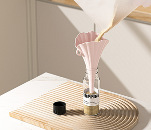 <span class=keywords><strong>Imbuto</strong></span> Pieghevole in Silicone <span class=keywords><strong>a</strong></span> Forma di Fiore, Ecologico, Resistente alle Alte Temperature, Sicuro per Alimenti, con Apertura Extra Larga e Antigoccia - Product Image 2