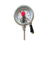 Customization Adjustable Sleeve Electric Contact Bimetal Thermometer 100mm