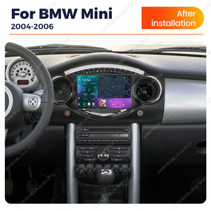 MEKEDE M6 M7 7870 Android GPS Navigation Car-play Auto 8core 3D Real-time Dynamics WIFI 12 + 256G pour BMW <span class=keywords><strong>Mini</strong></span> 2004-2006 9 Inch - Product Image 5