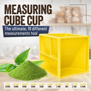 Tasses à mesurer multi-cuisson Cuillères à mesurer pour lave-vaisselle Cuillères à mesurer en plastique Set de mesure <span class=keywords><strong>Cube</strong></span> de <span class=keywords><strong>cuisine</strong></span> Outils de cuisson - Product Image 5