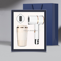 Logo personnalisé Bureau Entreprise Cadeau d'anniversaire Promotionnel Tasse à café + Sèche-cheveux Coffret cadeau de luxe d'entreprise