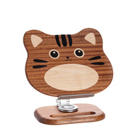 Support de téléphone pour tablette d'ordinateur relevable pour la lecture et l'apprentissage en bois massif naturel