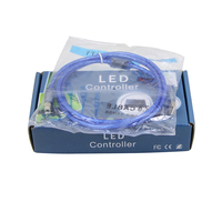 Controlador LED RGB RGBW para tira de luces LED, controlador programable de 12 canales con USB, 5A 12CH X, para 3528 y 5050