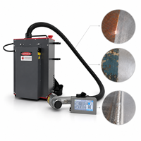 Machine de nettoyage au laser pulsé portable 100W/200W/500W, haute précision, respectueuse de l'environnement, pour enlever la rouille et la peinture sur le métal, le bois et la pierre