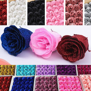 ODIS Moderne Glitzer-Rose Künstliche Ewige Blume in Mehreren Farben Hochzeitsstrauß Deko Geschenkbox Verpackt Großhandel Mengenrabatt - Product Image 1