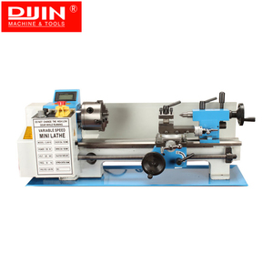 Mini torno de Metal 7 X14 Torno de metal de velocidad <span class=keywords><strong>variable</strong></span> de precisión con orificio 32mm Venta de fábrica - Product Image 1