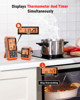 Thermomètre à viande sans fil ThermoPro TP826C 500FT avec double sonde à viande Thermomètre à viande numérique pour la cuisson des aliments