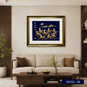 Œuvre d'art en feuille d'or artisanale du Vietnam, souvenir d'entreprise haut de gamme, fabricant OEM ODM - Product Image 6