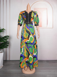 2023 nuovo Design di tacchino di classe da <span class=keywords><strong>donna</strong></span> vestono <span class=keywords><strong>abiti</strong></span> lunghi da <span class=keywords><strong>ufficio</strong></span> - Product Image 3