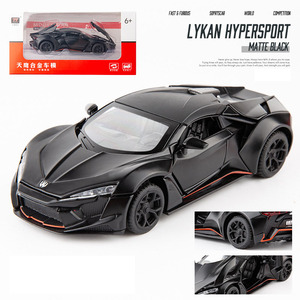 Modello di veicolo giocattolo Lycan Supercar 1:32 Model car sound and light pullback diecast Toy <span class=keywords><strong>Auto</strong></span> 4s shop gifts redand - Product Image 5