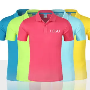 Werbe Business POLO Shirts mit Logo anpassen Druck lässig Sublimation Herren Golf Polo Shirt