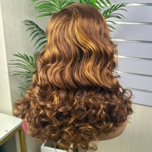 วิกผมคุณภาพสูงแบบไม่ต้องใช้กาว ทรงหลวม SDD Super Double Drawn 5*5 ผมแท้ ความหนาแน่น 300% - Product Image 6