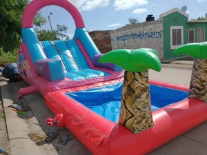 Bán Hàng Nóng Bền Và Thú Vị Inflatable Chân Tuần Tra Lâu Đài Trượt Trò Chơi Cho Trẻ Em Với Tốt Nhất 0.55Mm Bạt PVC Vật Liệu Plato - Product Image 3