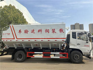 Vehículo de Transporte de Alimentos a Granel para Aves de Corral, Dongfeng 4x2 de 15 Toneladas, Personalizado, para Jordania - Product Image 4