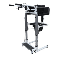 Chaise de transfert électrique avec cadre de levage corporel, fauteuil roulant médical et orthopédique fiable pour des transferts de patients sécurisés