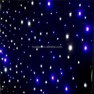Popular Branco e Azul LED Estrela Pano Tela Céu Noturno Estrela Cadente Cortina com Branco Quente Matrix Luz Backdrop - Product Image 3