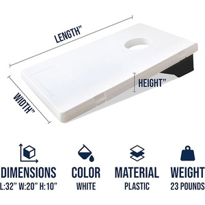 Sacs cornhole résistants aux intempéries Jeux de cour Ensemble de 8 sacs de haricots professionnels pour l'extérieur <span class=keywords><strong>Jeu</strong></span> cornhole en plastique - Product Image 2