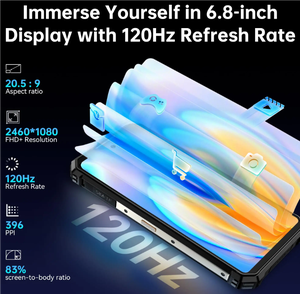 <span class=keywords><strong>Oukitel</strong></span> teléfono resistente 24GB 256GB 22000mAh 64MP Cámara Smartphone 6,8 "FHD + Pantalla Helio G99 120Hz Teléfono móvil <span class=keywords><strong>OUKITEL</strong></span> <span class=keywords><strong>WP19</strong></span> Pro - Product Image 5